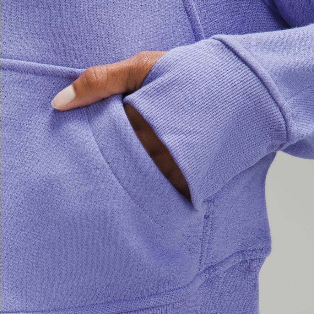 Scuba Oversized Funnel-Neck Half Zip in Dark Lavender Size M/L - Picture 6 of 8